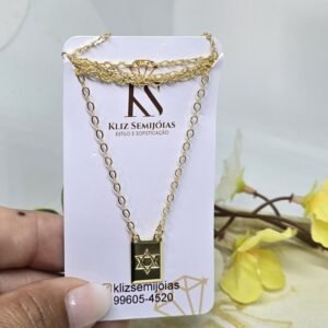 Escapulario Estrela de Davi