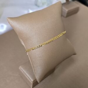 Pulseira Masculina Fina Fina 1 elo