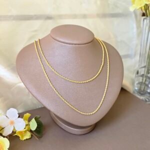 Colar Feminino Corrente Baiana Dourada