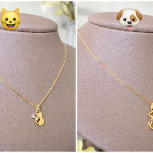 Colar Doguinho Dourado com Zircônias – Delicado, Encantador e Perfeito para Presentear Amantes de Pets